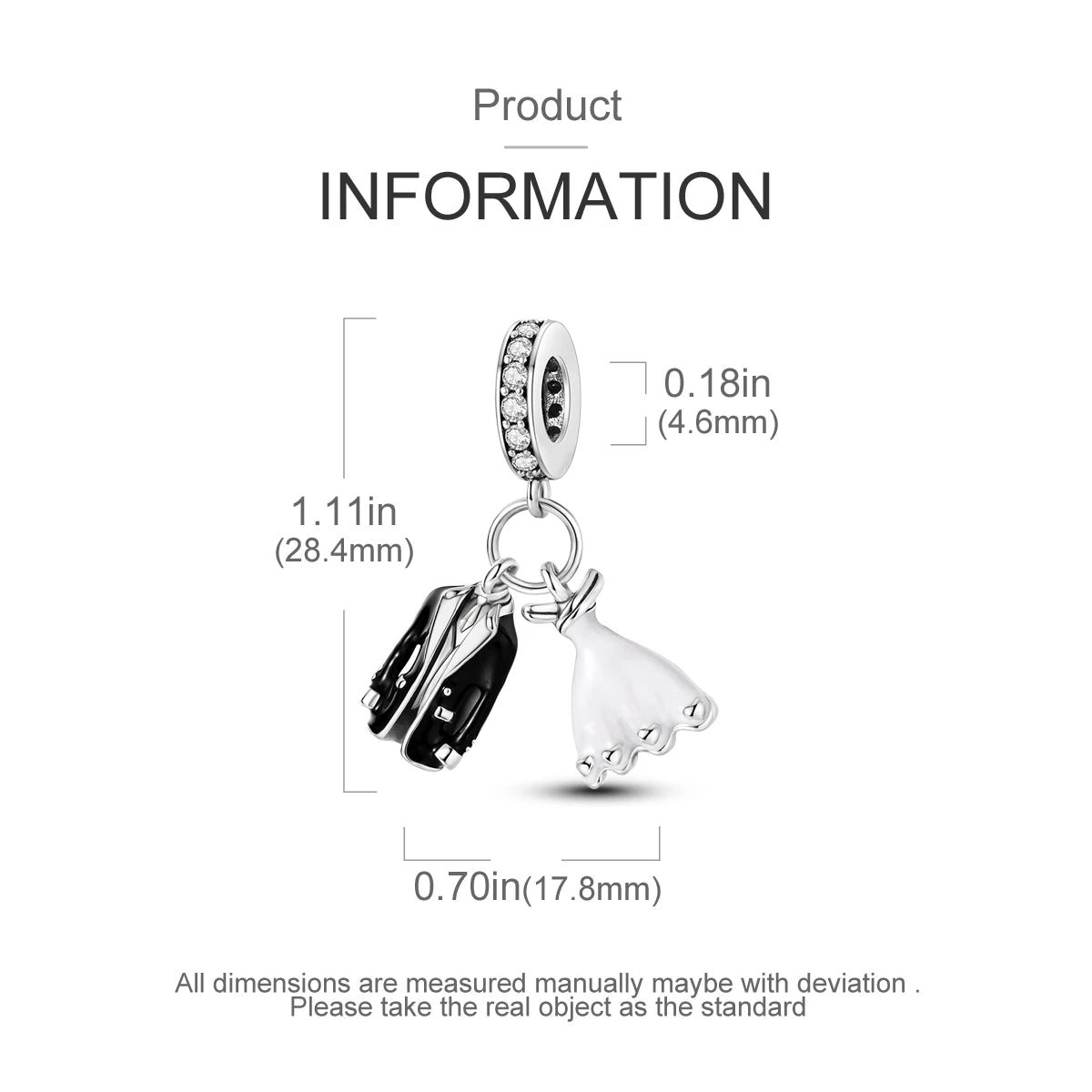 925 Silver Charms Skirt Ballet Shoes Pink Pendants Fit Original Bracelet Beads Diy For Woman Jewelry - élise & madelyn