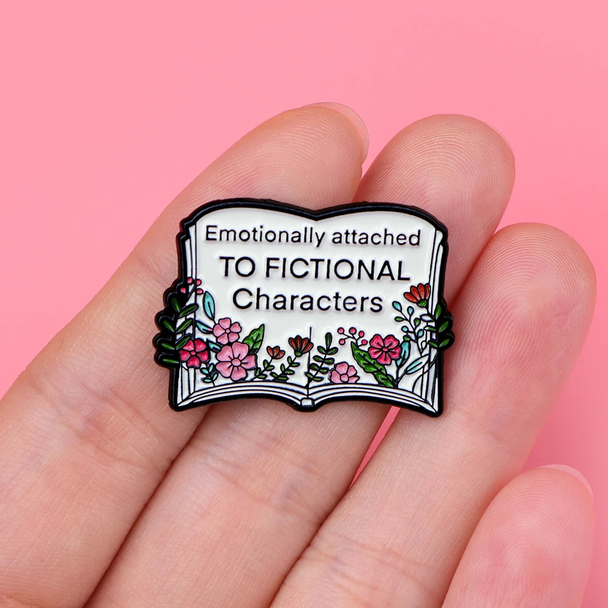 Books Collection Enamel Pin