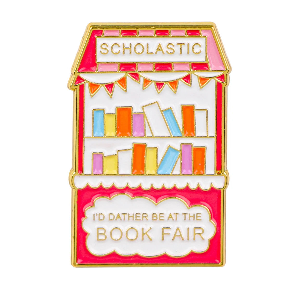 Books Collection Enamel Pin