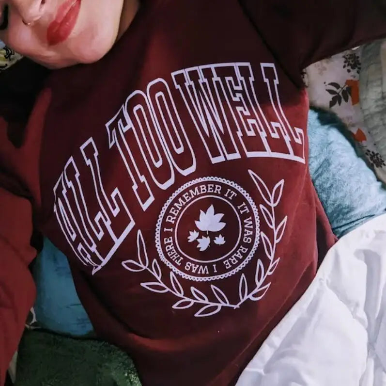All Too Well Music Album Sweatshirts Cozy Tops Sudadera Felpa Moletom - élise & madelyn