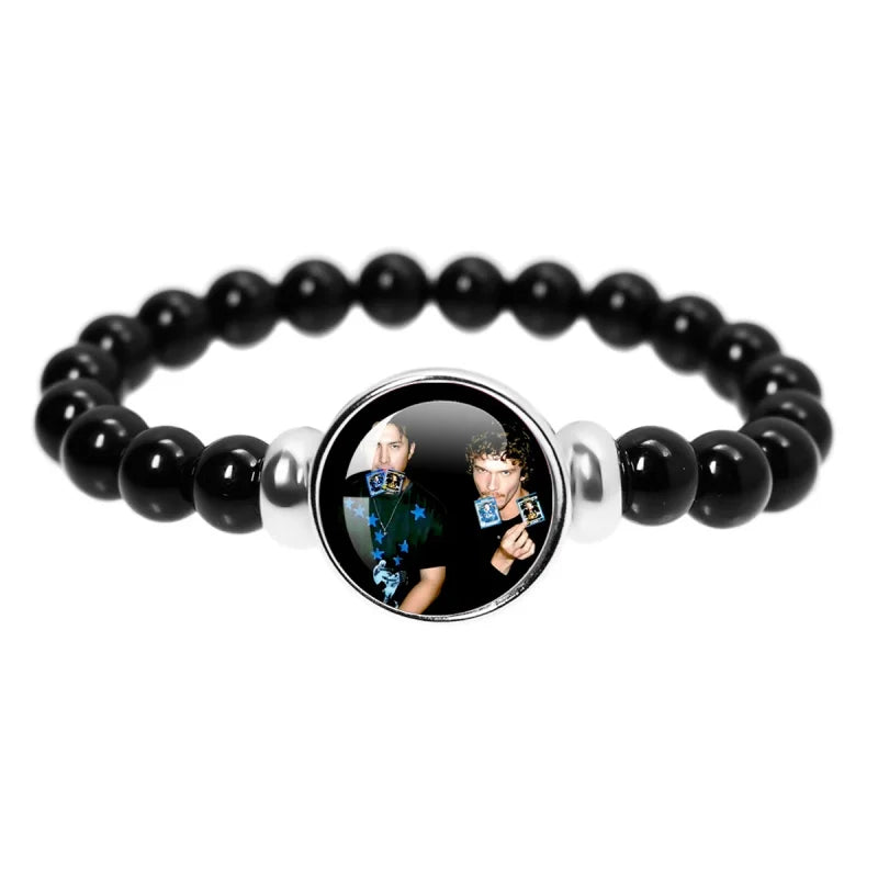 Book Boyfriend Bracelet – Black Bead Reader Accessory
