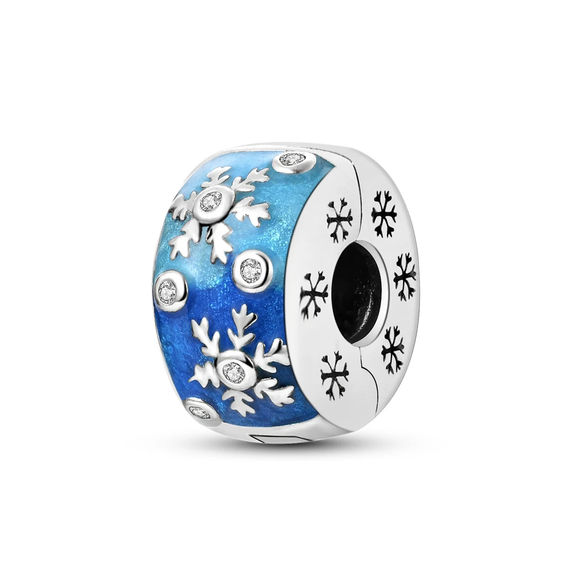 Charms Fit Original Beads 925 Sterling Silver Clip Charms Zircon Silicone Spacer Beads fit Bracelet Women DIY Gift - élise & madelyn