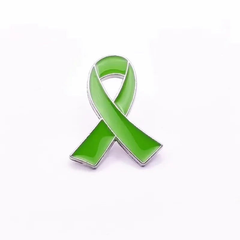 Awareness Ribbon Enamel Pin – Breast Cancer & Multi-Color Support Brooch (Pink, Purple, Blue & More)