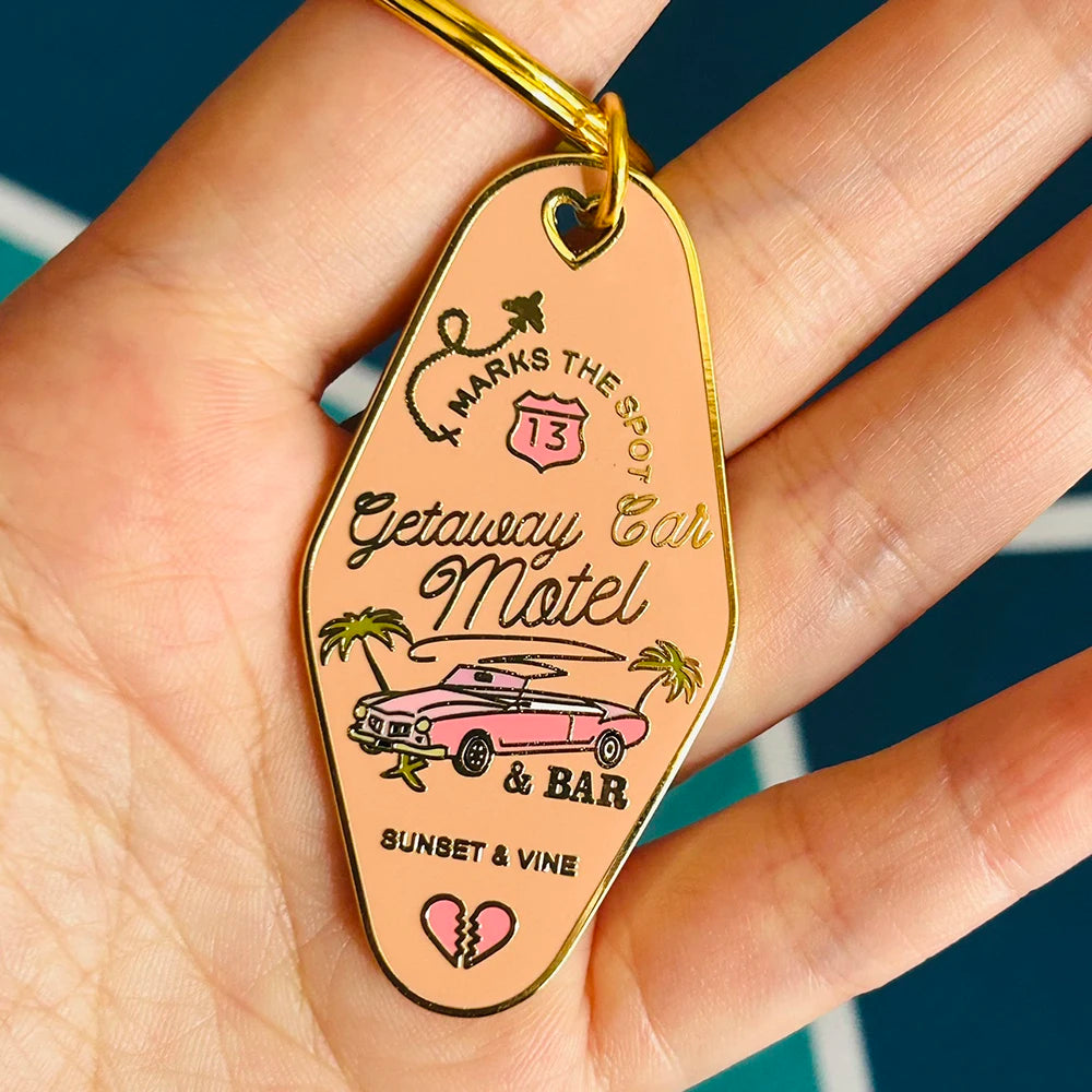 Music Singer Keychain Motel Key Chain Fashion Accessory - élise & madelyn