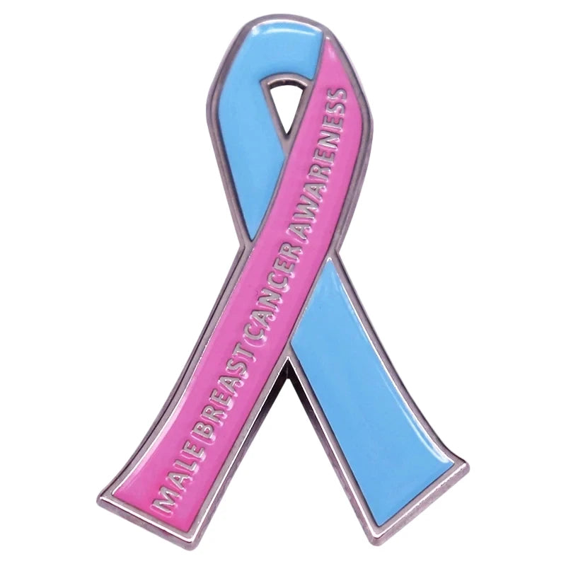 Colorful Ribbon Enamel Pin Disease Awareness Ribbon Badge Mental Health Jewelry Backpacks Hats Jeans Decorative