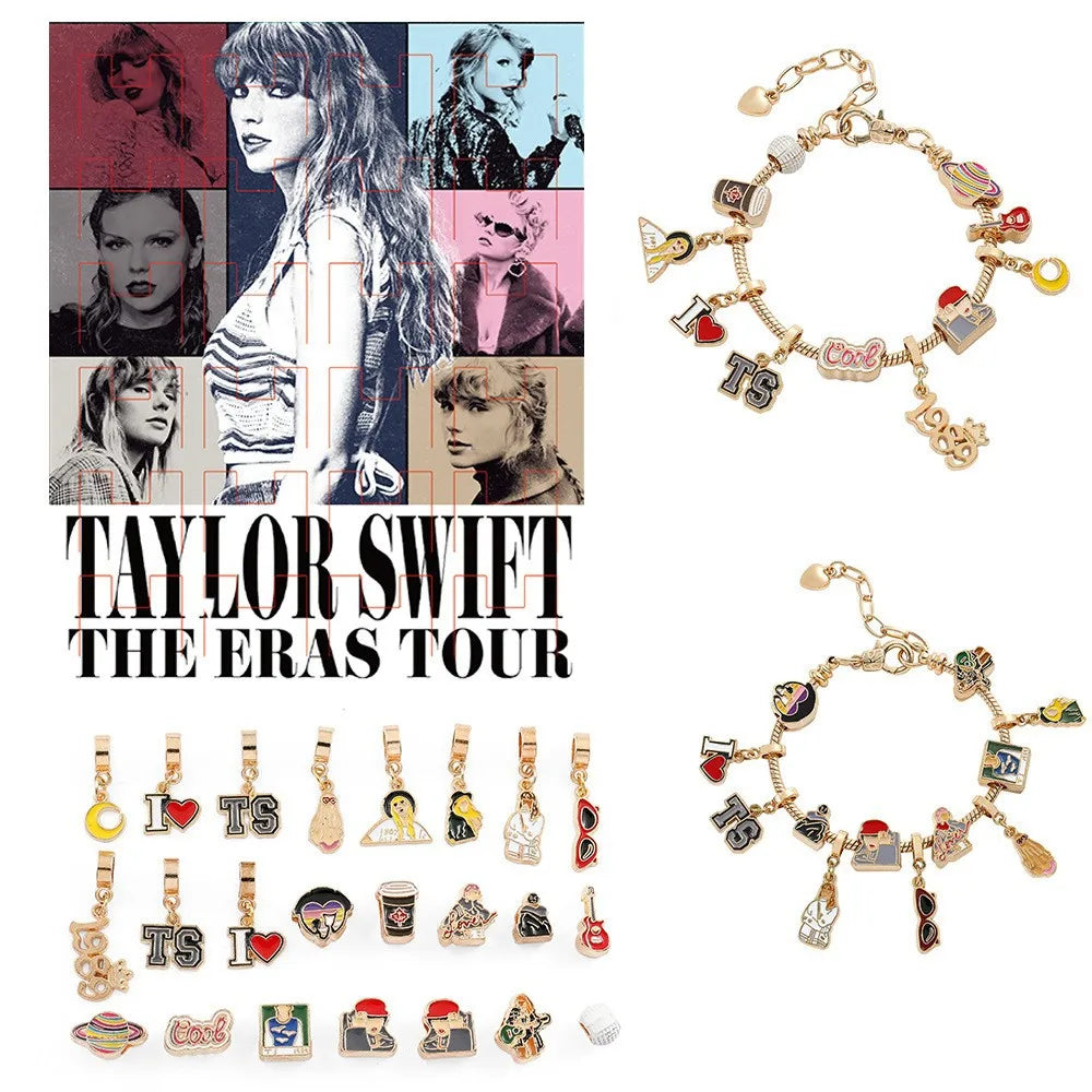 Era Icons Charm Bracelet Collection – Swiftie-Inspired Jewelry (4 Styles) - élise & madelyn