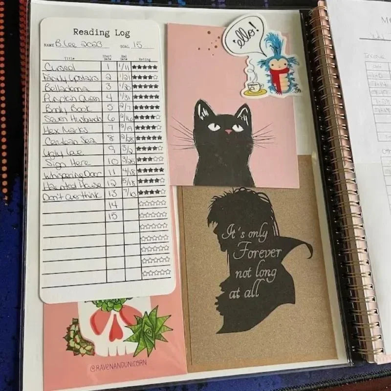 20Pcs Reading List Bookmark DIY Blank Bookmarks Personal Library Cards Reading Log Bookmark Perfect Gift for Reading Lovers - élise & madelyn