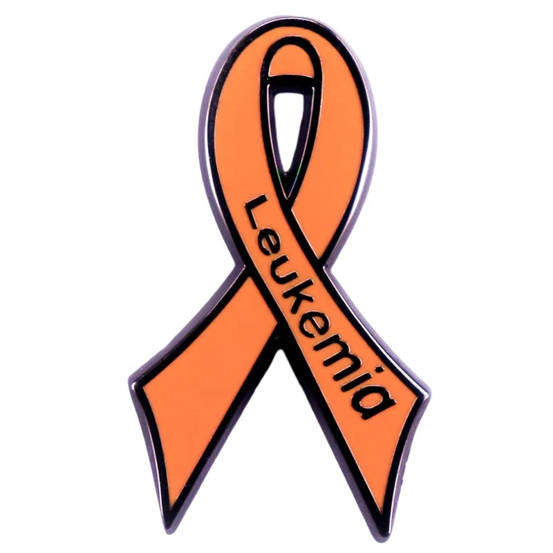 Colorful Ribbon Enamel Pin Disease Awareness Ribbon Badge Mental Health Jewelry Backpacks Hats Jeans Decorative