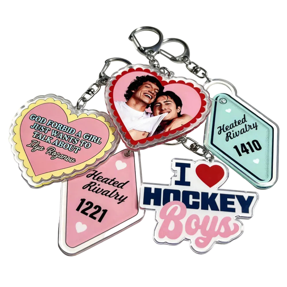 Rivalry Romance Keychain – Bookish Quote Tag for Readers