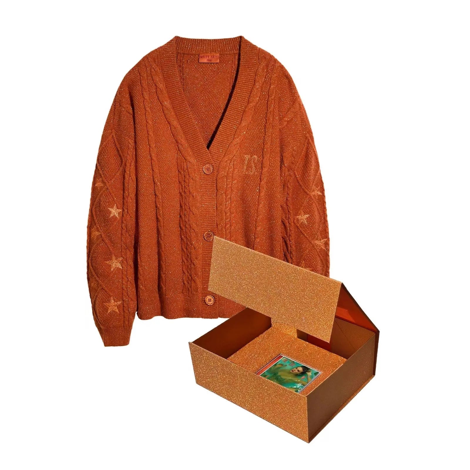 T.S. TLOAS Star Cardigan – Cozy Embroidered Knit (Dupe Inspired) - élise & madelyn