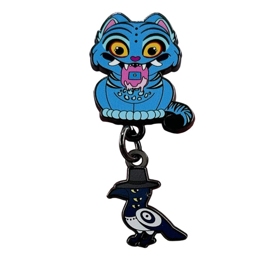 Blue Spirit Tiger Enamel Pin