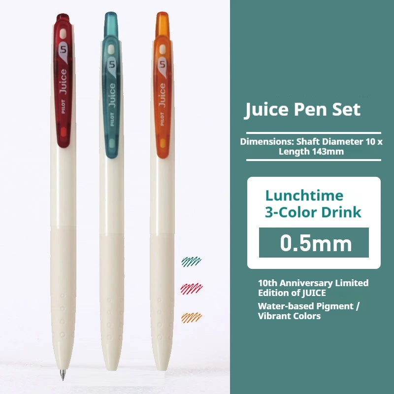 PILOT Juice Milky Pastel Limited Gel Pens,Multi-Colors 0.5mm Smooth Glide&Ergonomic Comfort For Drawing,Planner Japanese Quality