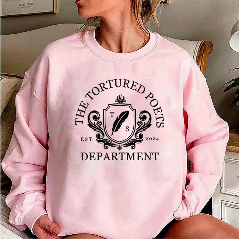 The Tortured Poets Department Sweatshirt New Music Album Shirt TTPD Hoodie All's Fair in Love and Poetry Crewneck Sweatshirts - élise & madelyn