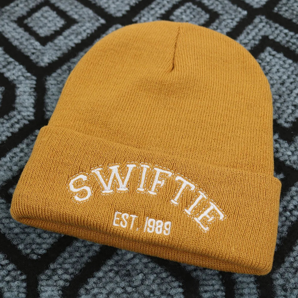 Pop Music Fan Knit Beanie – Soft Winter Hat (Multiple Colors) - élise & madelyn