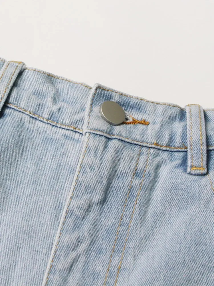 Midnight Tour Cutout Wide-Leg Jeans