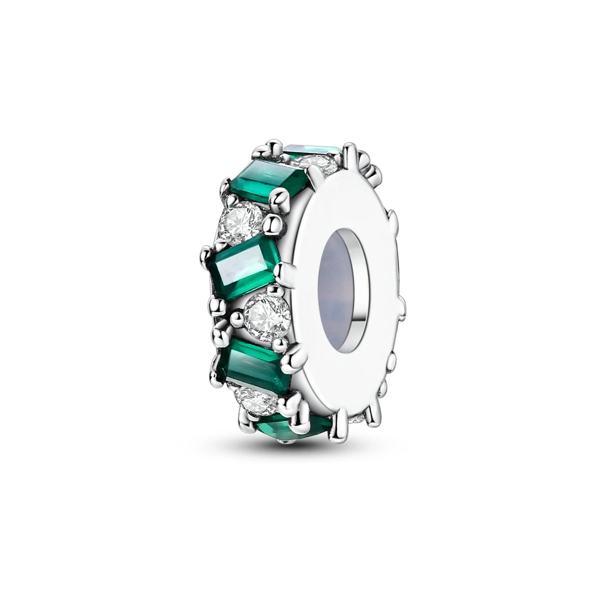 Charms Fit Original Beads 925 Sterling Silver Clip Charms Zircon Silicone Spacer Beads fit Bracelet Women DIY Gift - élise & madelyn