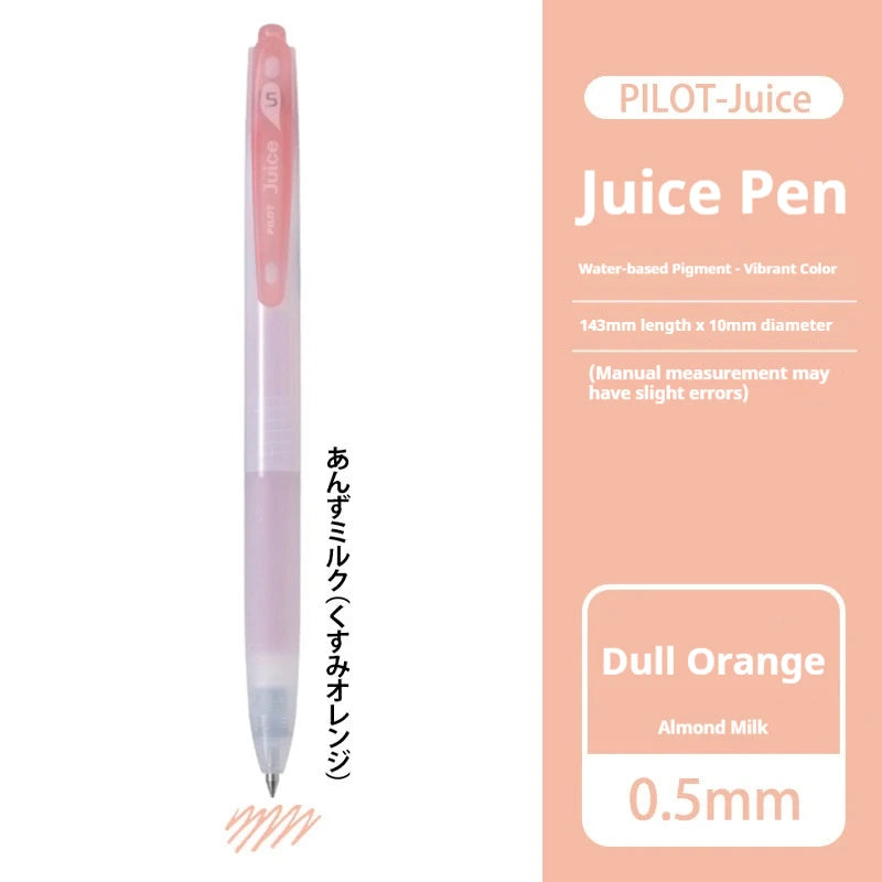 PILOT Juice Milky Pastel Limited Gel Pens,Multi-Colors 0.5mm Smooth Glide&Ergonomic Comfort For Drawing,Planner Japanese Quality