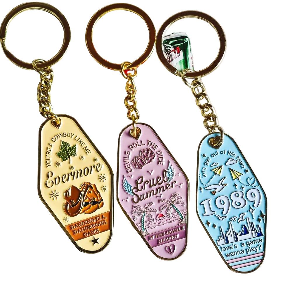 Music Singer Keychain Motel Key Chain Fashion Accessory - élise & madelyn