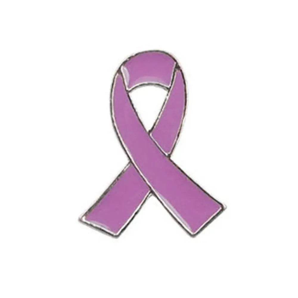 1Pcs/7Pcs/Lot Women's Jewelry Enamel Pink Ribbon Brooch Pins Breast Cancer Awareness Lapel Buttons Badges Hope Surviving Theme