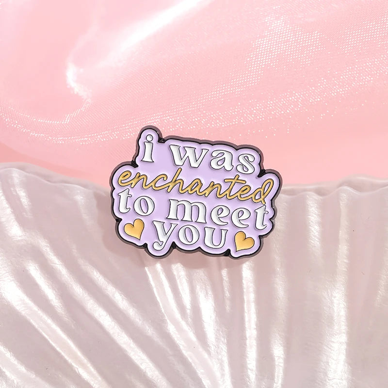 Pop Singer-Inspired Enamel Pin Sets – Aesthetic Enamel Brooches, Lyrics & Outfits | Cute Collectible Accessories for Bags, Jackets & Lanyards - élise & madelyn