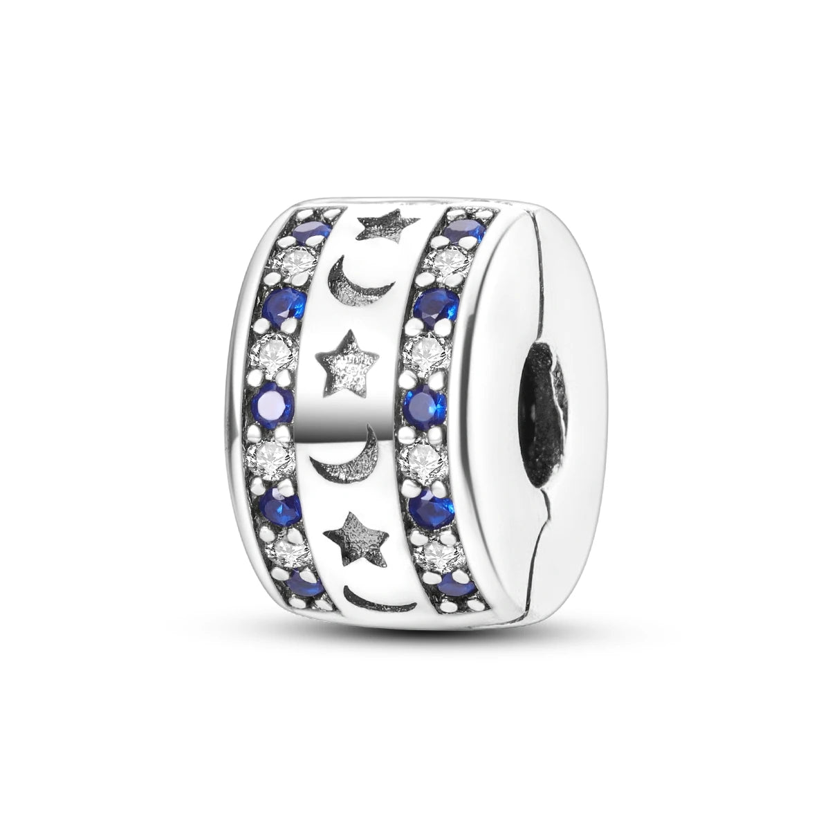 Charms Fit Original Beads 925 Sterling Silver Clip Charms Zircon Silicone Spacer Beads fit Bracelet Women DIY Gift - élise & madelyn