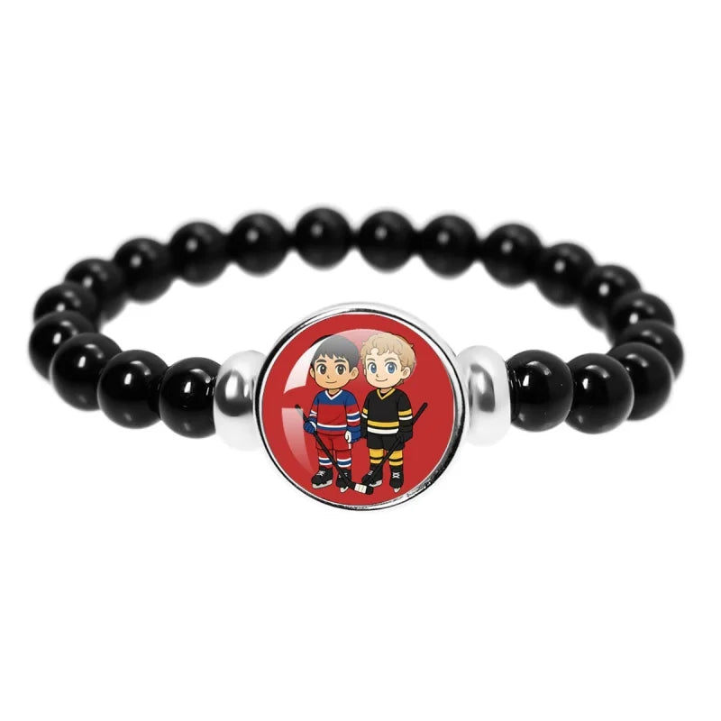 Book Boyfriend Bracelet – Black Bead Reader Accessory