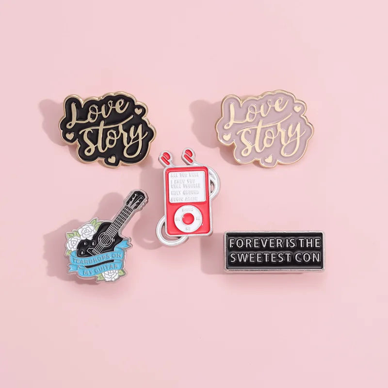 Swiftie Enamel Pins – Concert Tickets, Guitar, Junior Jewels & More | Cute Collectible Pins for Bags, Jackets & Backpacks - élise & madelyn