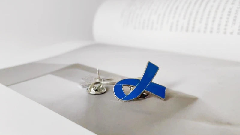 Awareness Ribbon Enamel Pin – Breast Cancer & Multi-Color Support Brooch (Pink, Purple, Blue & More)