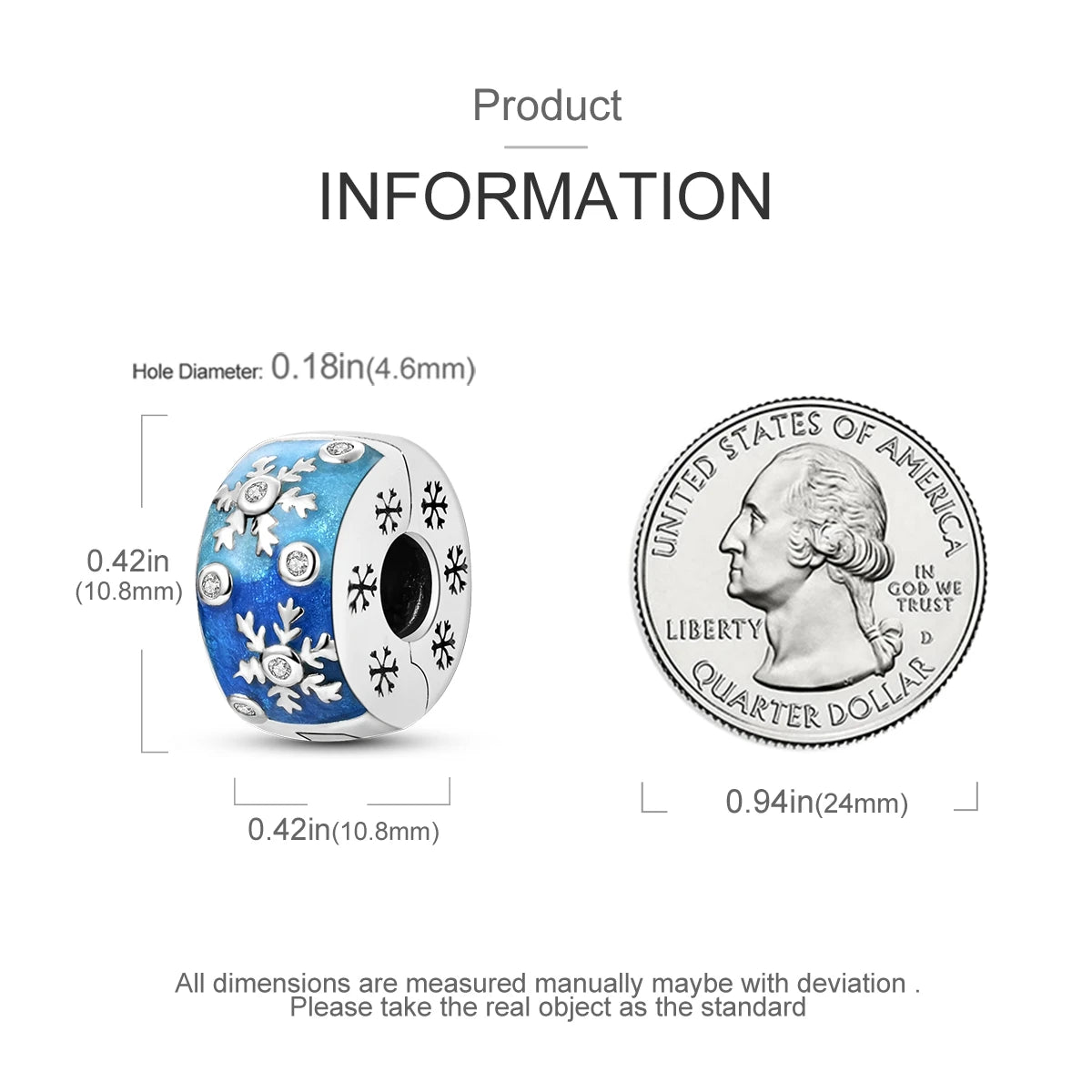 Charms Fit Original Beads 925 Sterling Silver Clip Charms Zircon Silicone Spacer Beads fit Bracelet Women DIY Gift - élise & madelyn