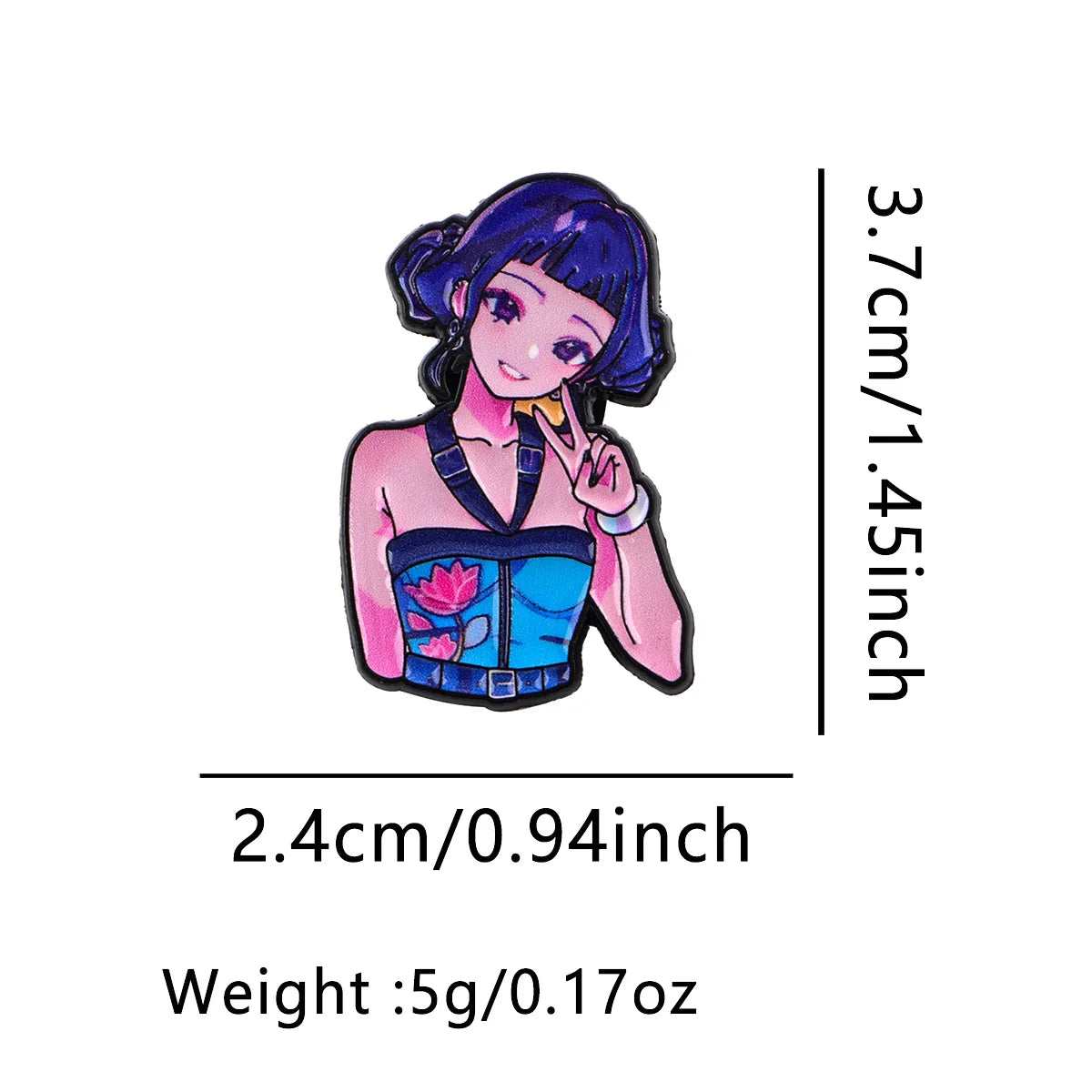 Anime Hero Enamel Pin