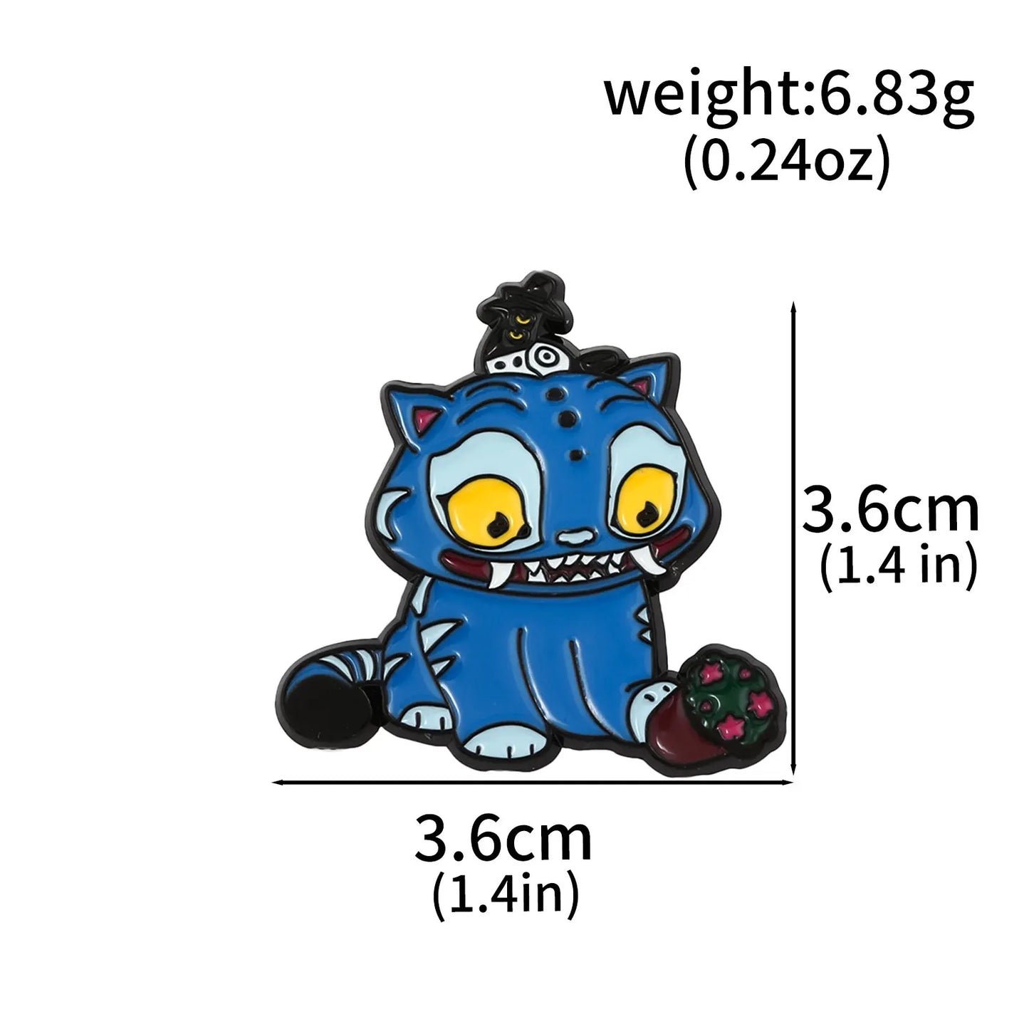 Bird and Tiger Enamel Pin Brooches For Women Men Kpop Lapel Badge on Backpack Costume Accessorie Fashion Jewelry Gift for Friend