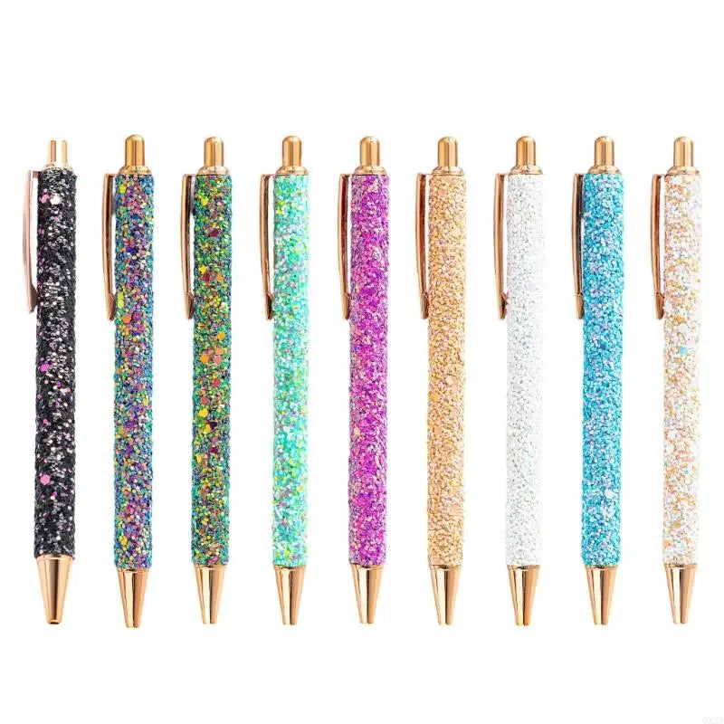 QX2A Fancy Pen for Women Girl Colorful Ballpoint Pen Sequins Journaling Pen - élise & madelyn