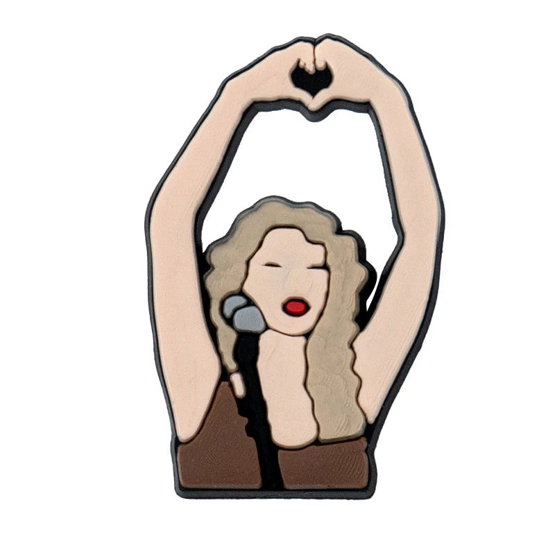 Pop Music Era Shoe Charm