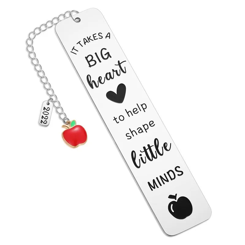 Stainless Steel Bookmark Graduation Season Gift Laser Engraving Thank You Teacher's Day Commemorative Gifts Christmas Metal - élise & madelyn