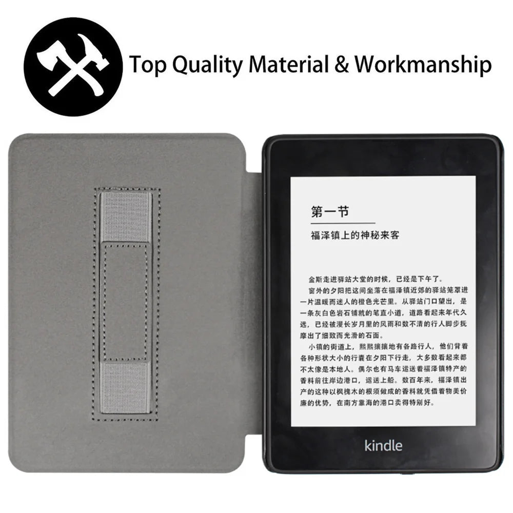 Handle Case For Kindle Paperwhite 2024 12th Generation Colorsoft 7 Inch Model No. SA569P SA568B Auto Wake/Sleep Shell Pouch 7” - élise & madelyn