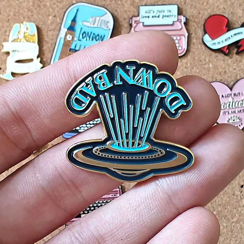 Pop Song Enamel Pin Rock Band Cartoon Brooch Stylish Jewelry Gift Backpacks For Good Friends Decorated With Lapel Badges