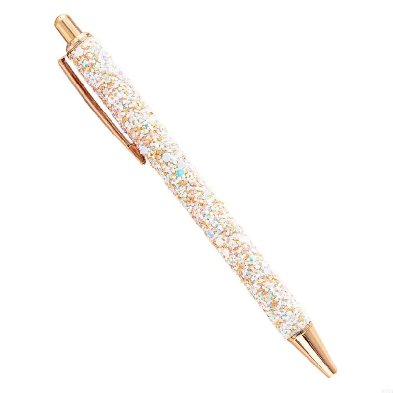 QX2A Fancy Pen for Women Girl Colorful Ballpoint Pen Sequins Journaling Pen - élise & madelyn