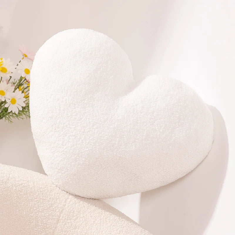Red Love Heart Shape Throw Pillow Cushion Stuffed Plush Doll Kids Toy Lover Gift Sofa Car Home Decor Wedding Party Decoration - élise & madelyn