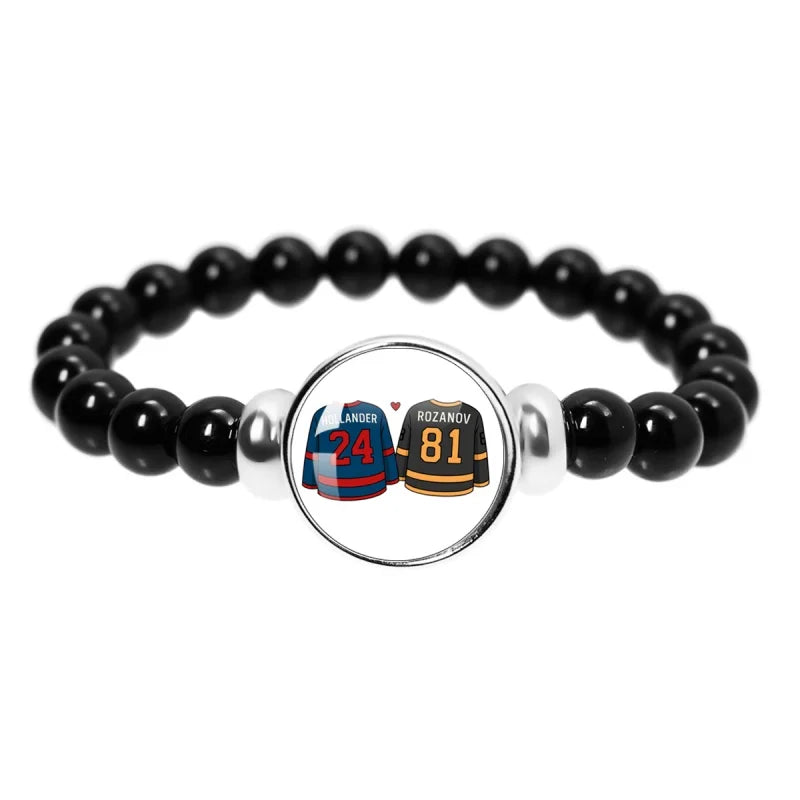 Book Boyfriend Bracelet – Black Bead Reader Accessory