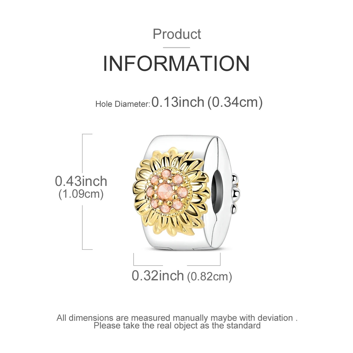 Charms Fit Original Beads 925 Sterling Silver Clip Charms Zircon Silicone Spacer Beads fit Bracelet Women DIY Gift - élise & madelyn