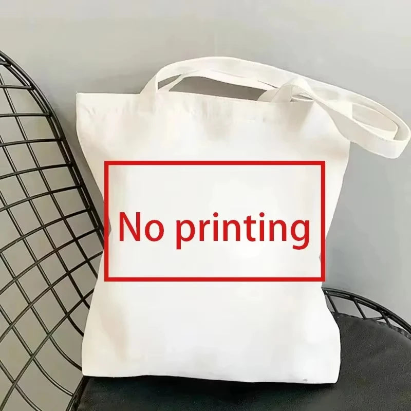 Showgirl Aesthetic Canvas Tote Bag – Y2K Harajuku Style Shopping Bag – Trendy Women’s Reusable Shoulder Bag