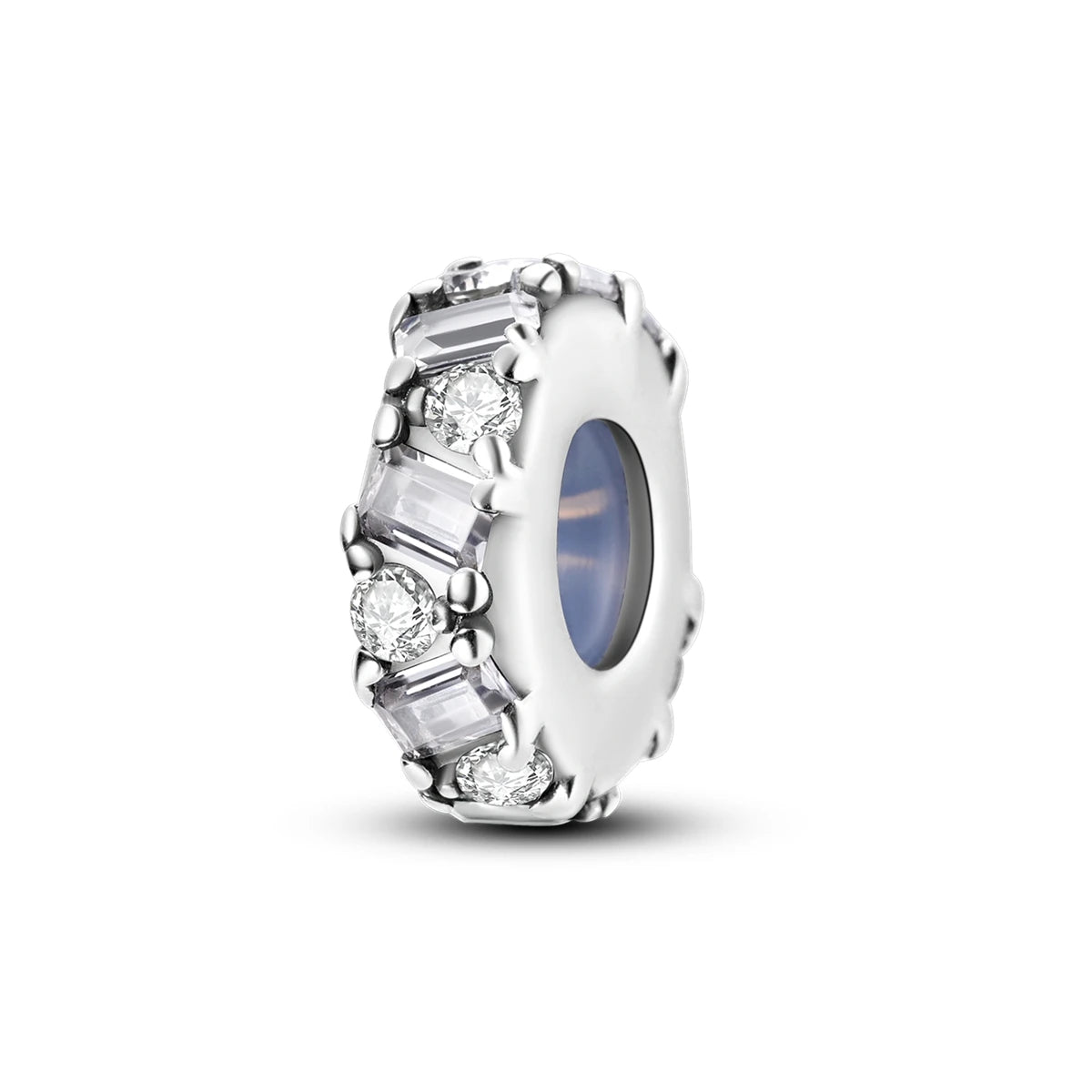 Charms Fit Original Beads 925 Sterling Silver Clip Charms Zircon Silicone Spacer Beads fit Bracelet Women DIY Gift - élise & madelyn