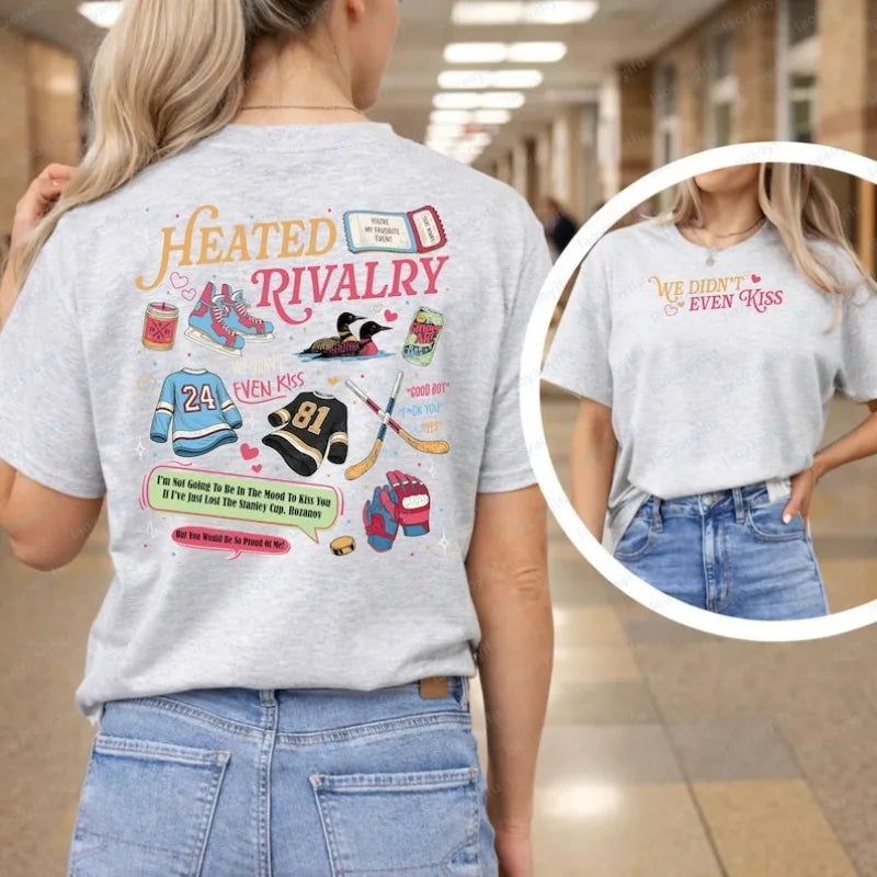 Hockey Romance Reader Tee