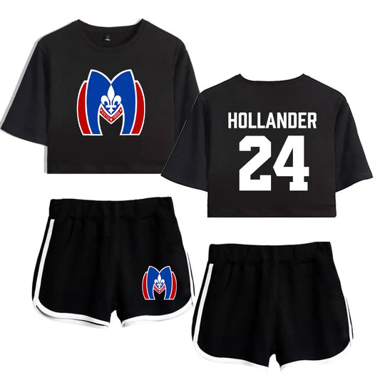 Main Character Summer Set – Fitted Crop Top & Shorts