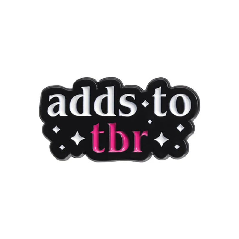 Book Lover Series Enamel Pins Certified Book Addict Violent Litle Thing Brooches Lapel Badge Jewelry Gifts for Bookworm Friends