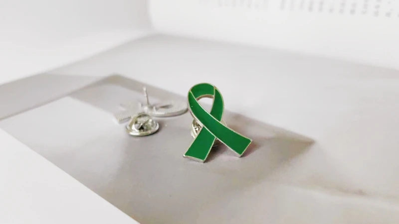 Awareness Ribbon Enamel Pin – Breast Cancer & Multi-Color Support Brooch (Pink, Purple, Blue & More)