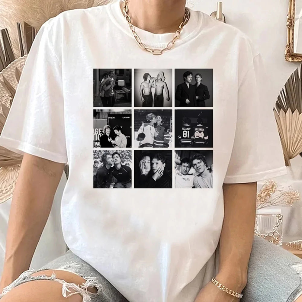 Oversized Heated Rivalry Graphic T-Shirt – Y2K Gothic Vintage Streetwear Tee (Unisex)