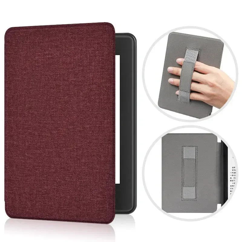 Handle Case For Kindle Paperwhite 2024 12th Generation Colorsoft 7 Inch Model No. SA569P SA568B Auto Wake/Sleep Shell Pouch 7” - élise & madelyn