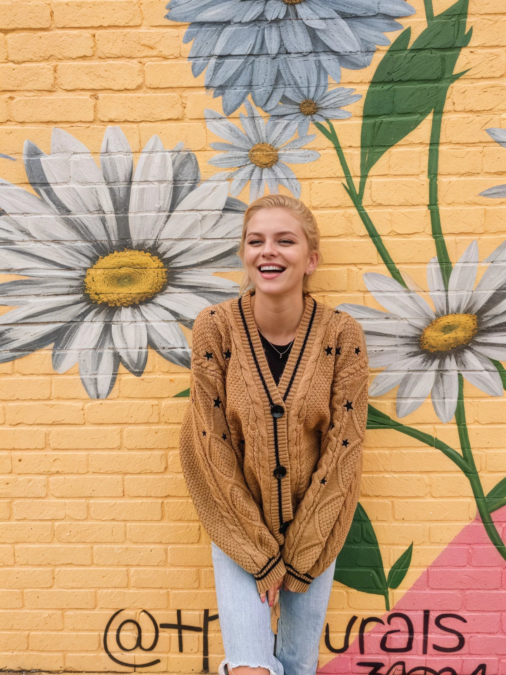 Fearless-Era Inspired Knitted Cardigan – Star Embroidered Cable Knit | Fan-Made Dupe - élise & madelyn