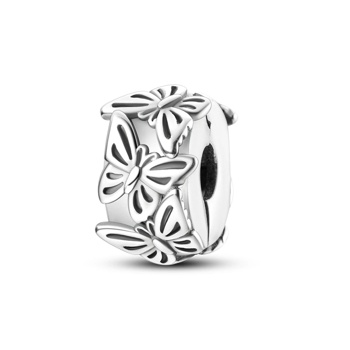 Charms Fit Original Beads 925 Sterling Silver Clip Charms Zircon Silicone Spacer Beads fit Bracelet Women DIY Gift - élise & madelyn